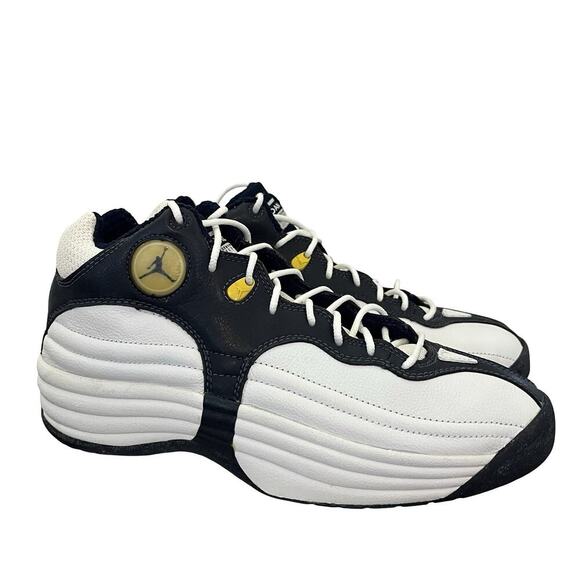 Nike Jordan Jumpman White College Navy 1997 Sneakers Size 9 Mens 136003-141 - Picture 3 of 15